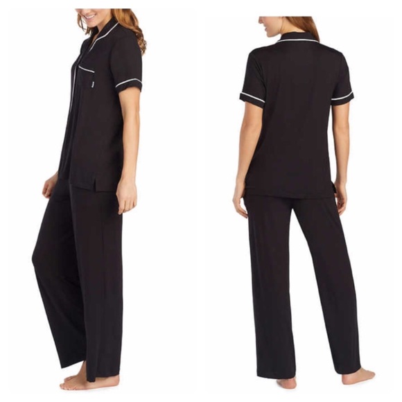 LAST ONE! New Women's DKNY 2 Piece Pajama Set - Picture 2 of 6